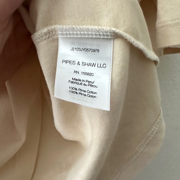 Veronica Beard Beige Scoop Neck Blouse - Picture 4 of 5